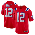 Trusc NE.Patriots #12 Tom Brady Player Red Game Stitched Jerseys