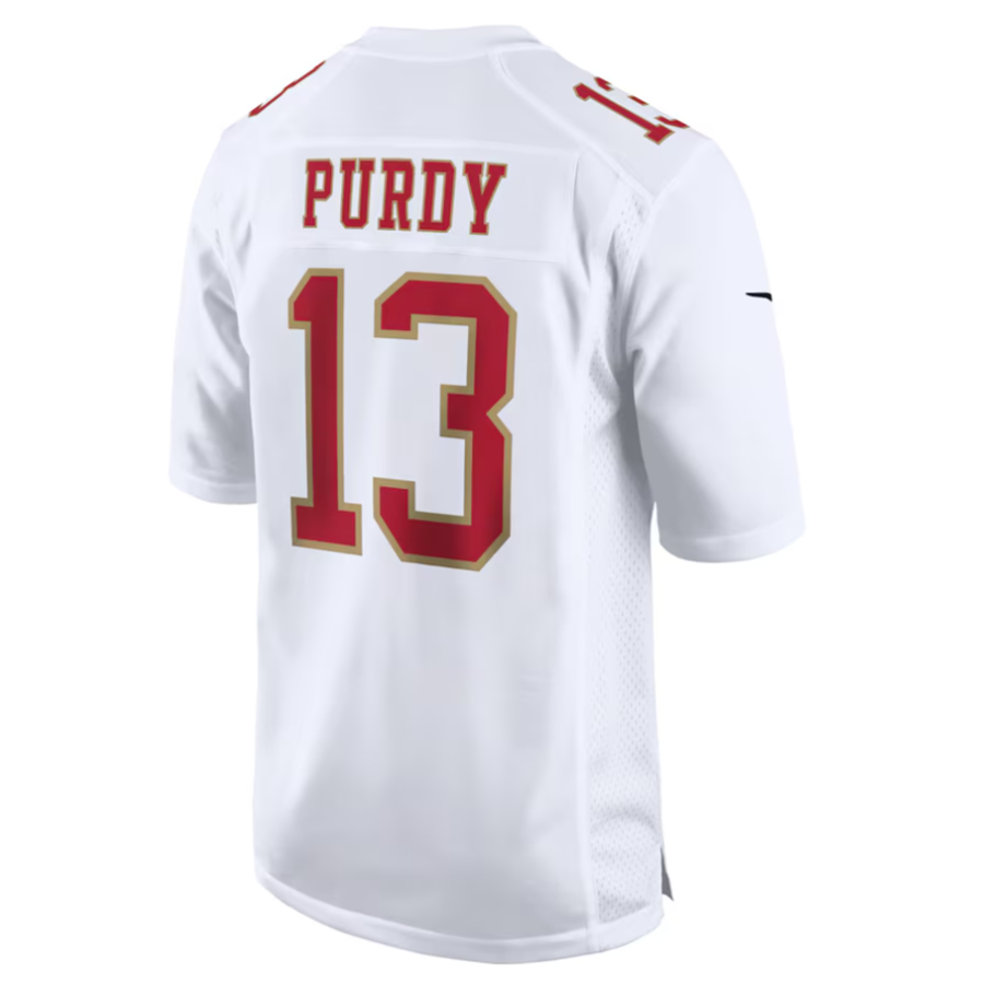Trusc #13 Brock Purdy Player SF.49ers Tundra White Fashion Game Stitched Jersey