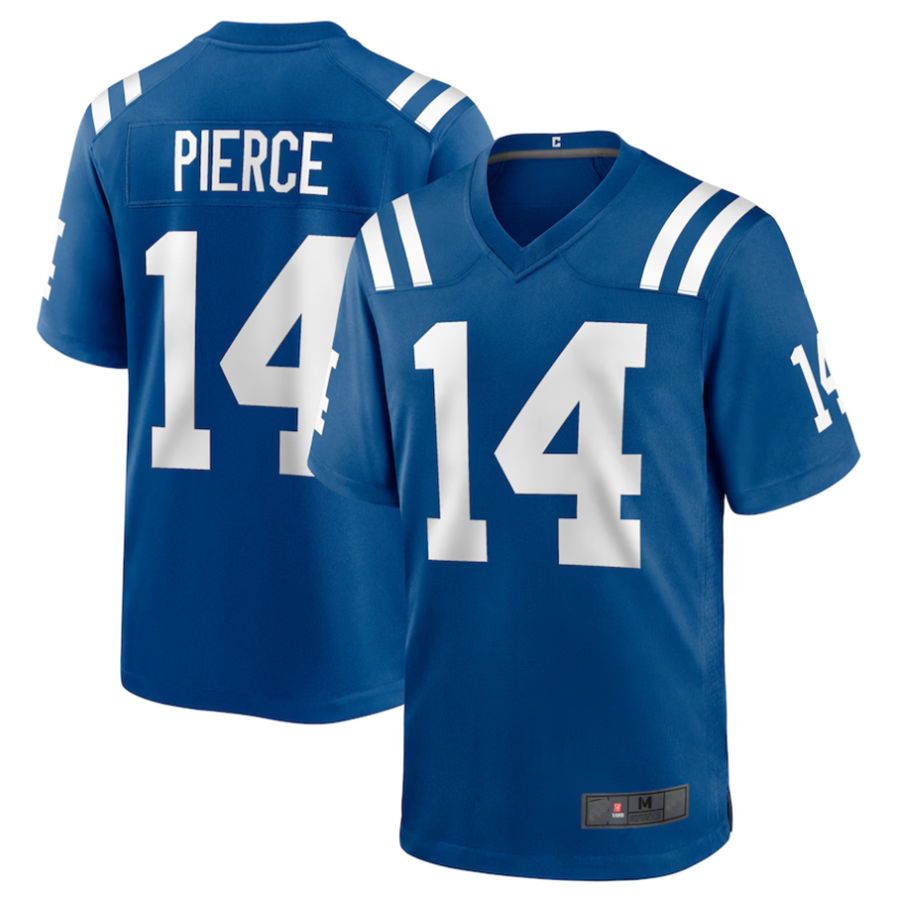 Trusc #14 Alec Pierce Player IN.Colts Player Game Stitched Jerseys - Royal