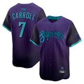 Trusc A.Diamondbacks #7 Corbin Carroll Player Purple City Connect Limited Personalized Stitched Jerseys