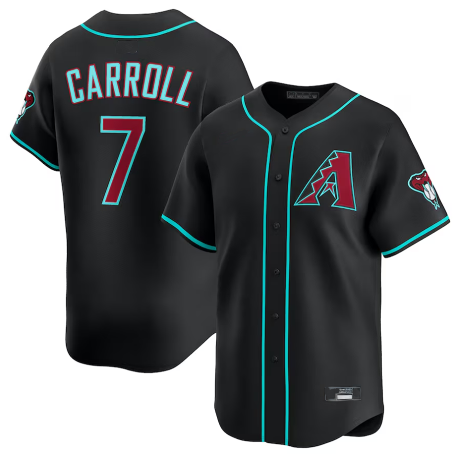 Trusc A.Diamondbacks #7 Corbin Carroll Player Black Limited American Personalized Stitched Jerseys