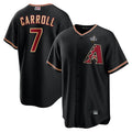 Trusc A.Diamondbacks #7 Corbin Carroll Player Black World Series Replica Personalized Stitched Jerseys
