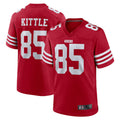 Trusc SF.49ers #85 George Kittle Player Scarlet Player Game Stitched Jerseys
