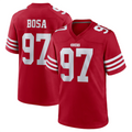 Trusc SF.49ers #97 Nick Bosa Player Scarlet Player Game Stitched Jerseys
