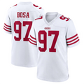 Trusc SF.49ers #97 Nick Bosa Player White Game Stitched Jerseys
