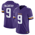 Trusc #9 J.J. McCarthy Player MN.Vikings Purple Vapor F.U.S.E. Limited Stitched Jerseys