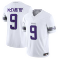 Trusc #9 J.J. McCarthy Player MN.Vikings White Vapor F.U.S.E. Limited Stitched Jerseys
