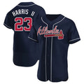 Trusc A.Braves #23 Michael Harris II player Navy Authentic Alternate Stitched Jerseys