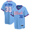 Trusc A.Braves #30 Drake Baldwin player Blue 2026 City Connect Stadium Stitched Jerseys