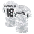 Trusc A.Cardinals #18 Marvin Harrison Jr. Player Salute to Service Hoodies & T-Shirts Stitched Jerseys