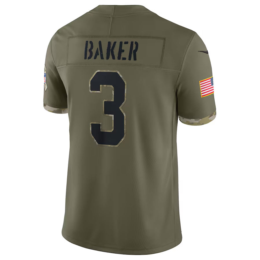 Trusc A.Cardinals #3 Budda Baker Player Olive Salute To Service Limited Stitched  Jerseys