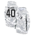 Trusc A.Cardinals #40 Pat Tillman Player Arctic Camo Salute to Service Limited Hoodie Stitched Jerseys
