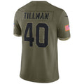 Trusc A.Cardinals #40 Pat Tillman Player Olive Salute to Service Limited Stitched Jerseys