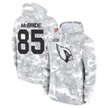 Trusc A.Cardinals #85 Trey McBride Player Camo Salute to Service Hoodies Stitched Jerseys