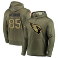Trusc A.Cardinals #85 Trey McBride Player Olive Salute to Service Limited Hoodies Stitched Jerseys