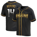Trusc A.Diamondbacks #14 Gabriel Moreno Player Black Golden Replica Alternate Stitched Jerseys