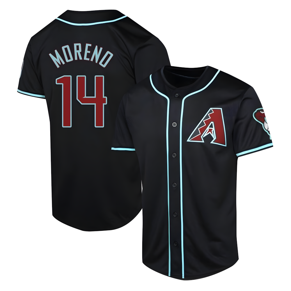 Trusc A.Diamondbacks #14 Gabriel Moreno Player Black Limited Alternate Stitched Jerseys