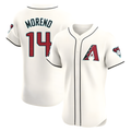 Trusc A.Diamondbacks #14 Gabriel Moreno Player Cream Elite Home Patch Stitched Jerseys