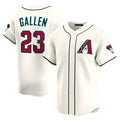 Trusc A.Diamondbacks #23 Zac Gallen Player Cream Game Limited Stitched Jerseys