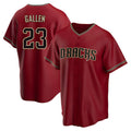 Trusc A.Diamondbacks #23 Zac Gallen Player Red Replica Game Stitched Jerseys