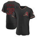 Trusc A.Diamondbacks #38 Paul Sewald Player  Black Alternate Authentic Stitched Jersey