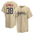 Trusc A.Diamondbacks #38 Paul Sewald Player Gold City Connect Cool Stitched Jersey