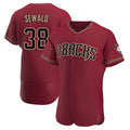 Trusc A.Diamondbacks #38 Paul Sewald Player Red Crimson Alternate Stitched Jersey