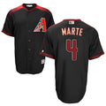 Trusc A.Diamondbacks #4 Ketel Marte Player Black Big & Tall Replica Limited Stitched Jerseys