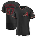 Trusc A.Diamondbacks #57 Eduardo Rodriguez Player Black Alternate Stitched Jersey