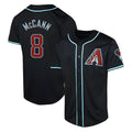 Trusc A.Diamondbacks #8 James McCann Player Black Red Limited Alternate Stitched Jersey