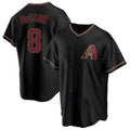 Trusc A.Diamondbacks #8 James McCann Player Black Replica Alternate Stitched Jersey
