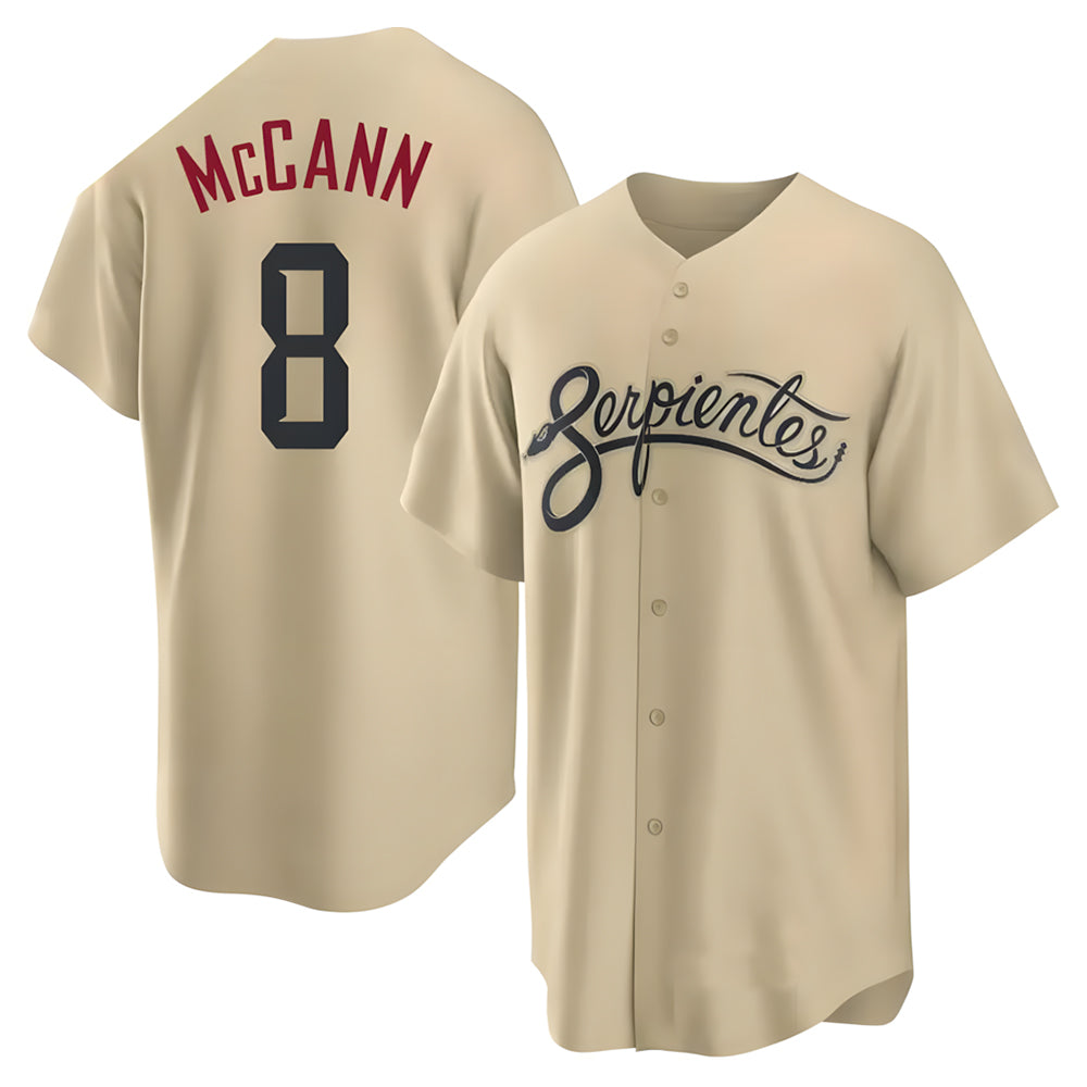 Trusc A.Diamondbacks #8 James McCann Player Gold Replica 2026 City Connect Cool Stitched Jersey