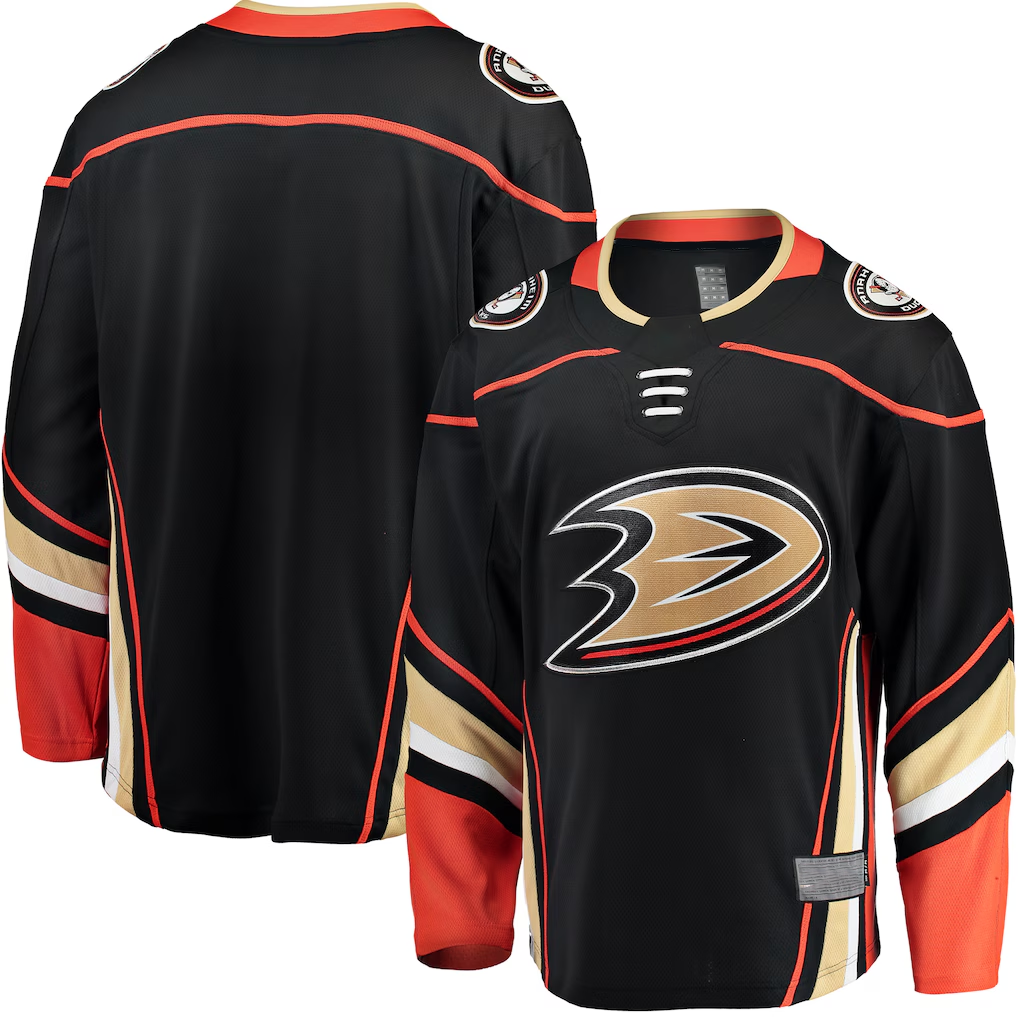 Trusc A.Ducks Black Breakaway Home Jerseys