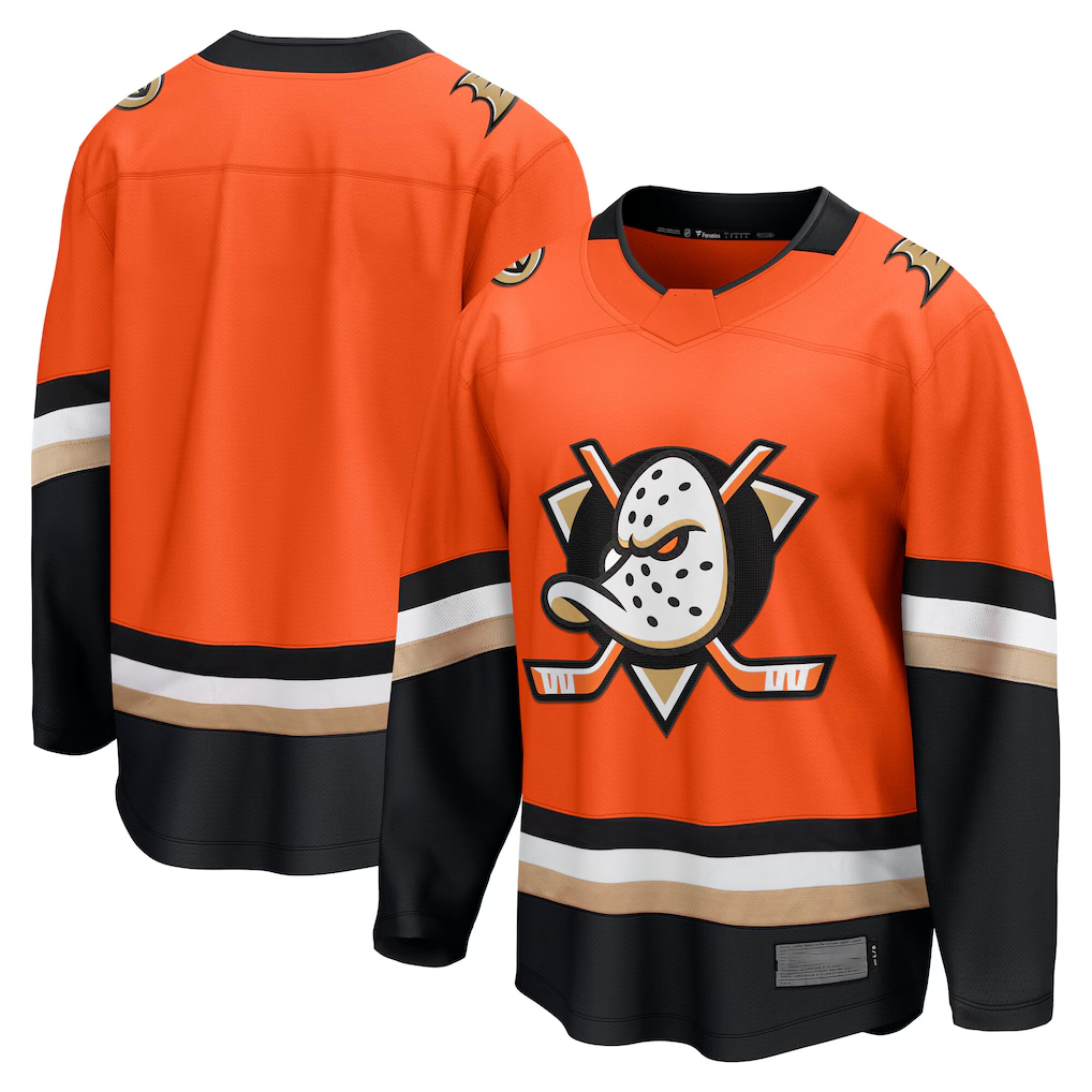 Trusc A.Ducks Orange Home Breakaway Jerseys