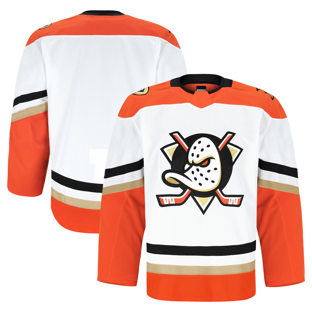 Trusc A.Ducks White Away Authentic Pro Jerseys