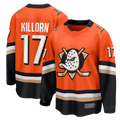 Trusc A.Ducks #17 Alex Killorn Orange Home Breakaway Jerseys