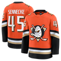 Trusc A.Ducks #45 Beckett Sennecke Orange Home Premium Jerseys