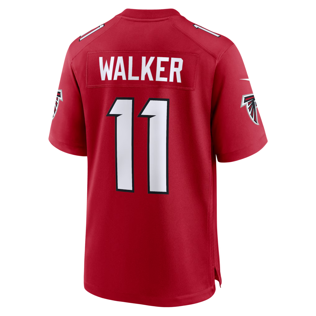 Trusc A.Falcons #11 Jalon Walker Red Game Stitched Jerseys