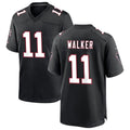 Trusc A.Falcons #11 Jalon Walker Player Black Throwback Game Stitched Jerseys
