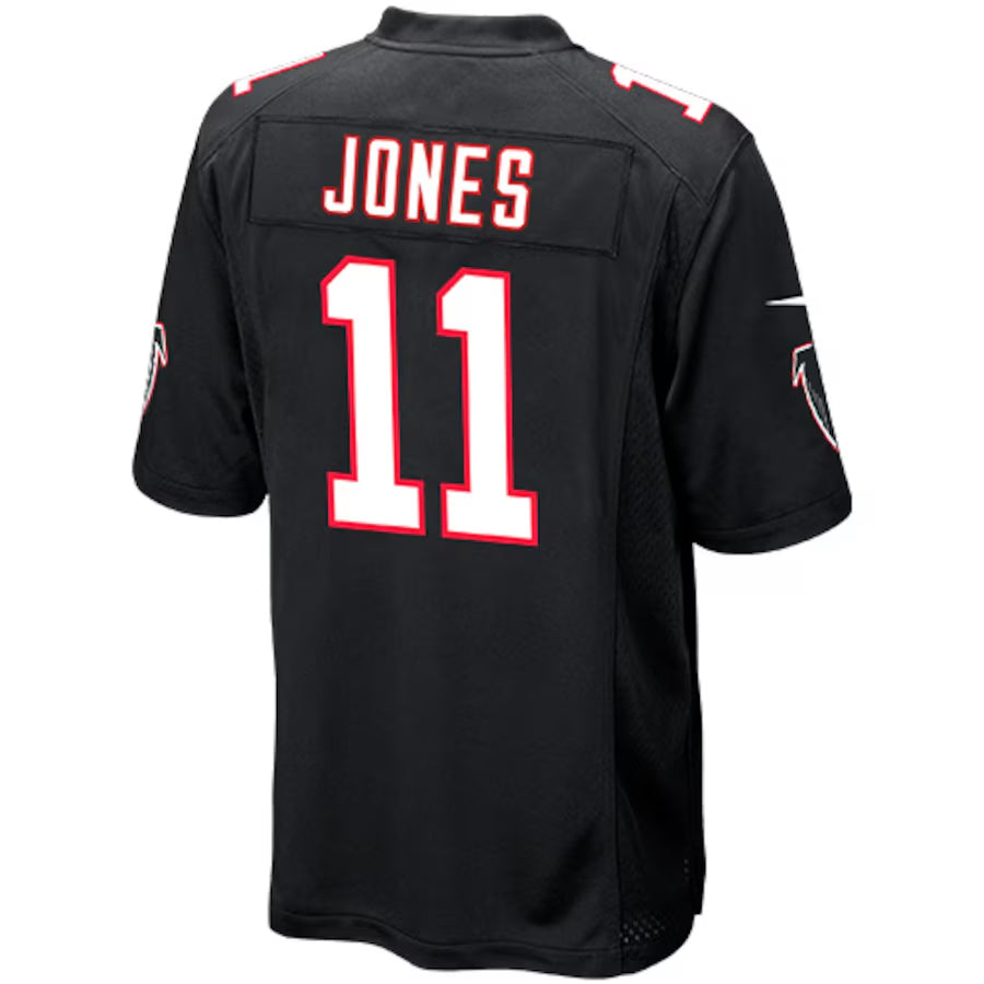 Trusc A.Falcons #11 Julio Jones Player Black Replica Game Stitched Jerseys