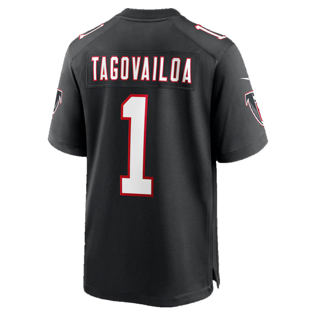 Trusc A.Falcons #1 Tua Tagovailoa Black Alternate Game Stitched Jerseys