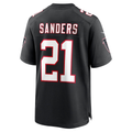 Trusc A.Falcons #21 Deion Sanders Black Retired Player Alternate Game Stitched Jerseys