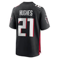 Trusc A.Falcons #21 Mike Hughes Player Black Home Game Stitched Jerseys