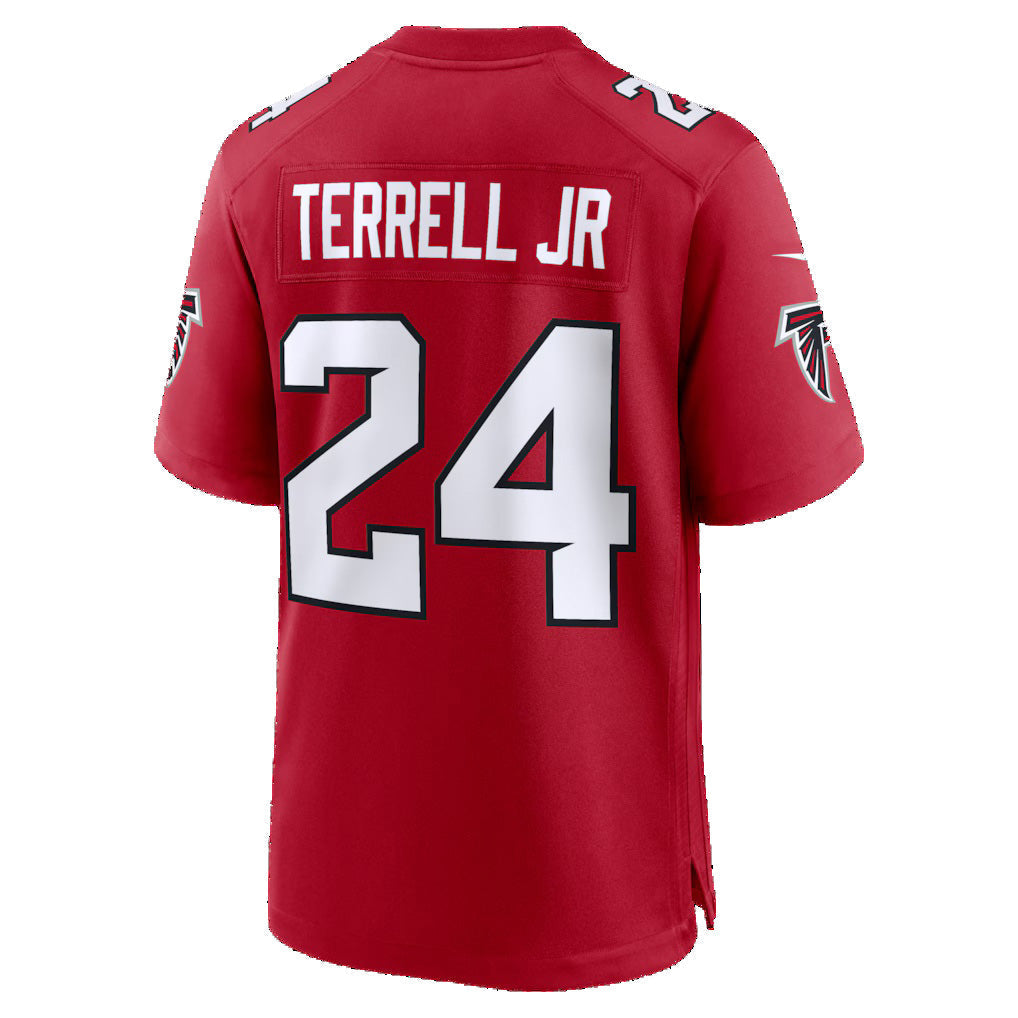 Trusc A.Falcons #24 A.J. Terrell Red Game Stitched Jerseys