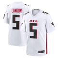 Trusc A.Falcons #5 Drake London Player White Game Stitched Jerseys