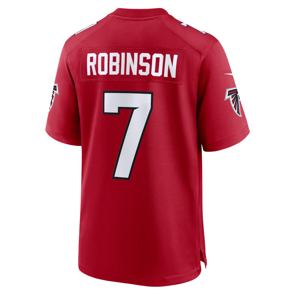 Trusc A.Falcons #7 Bijan Robinson Red Game Stitched Jerseys