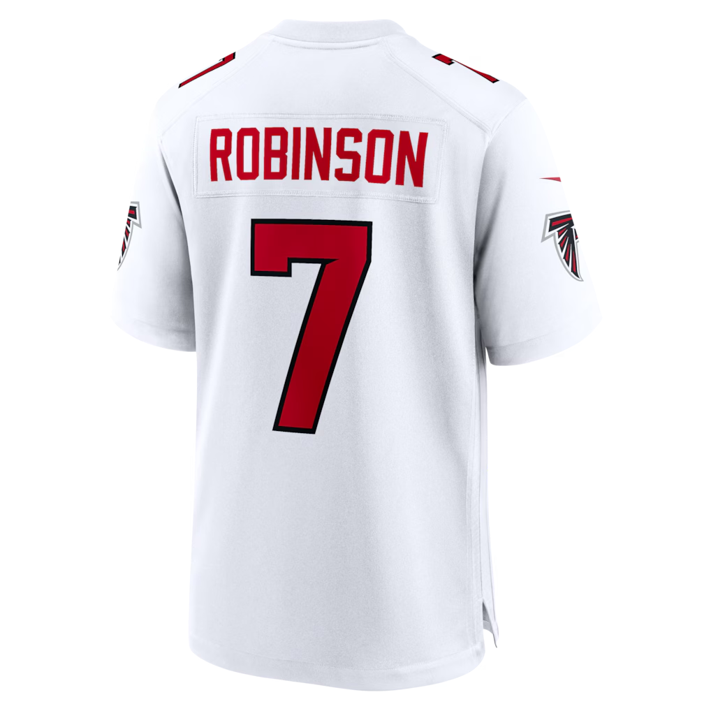 Trusc A.Falcons #7 Bijan Robinson White Game Stitched Jerseys