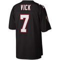 Trusc A.Falcons #7 Michael Vick Mitchell & Ness Black Legacy Replica Stitched Jerseys