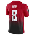 Trusc A.Falcons #8 Kyle Pitts Sr. Player Red Vapor F.U.S.E. Limited Stitched Jerseys