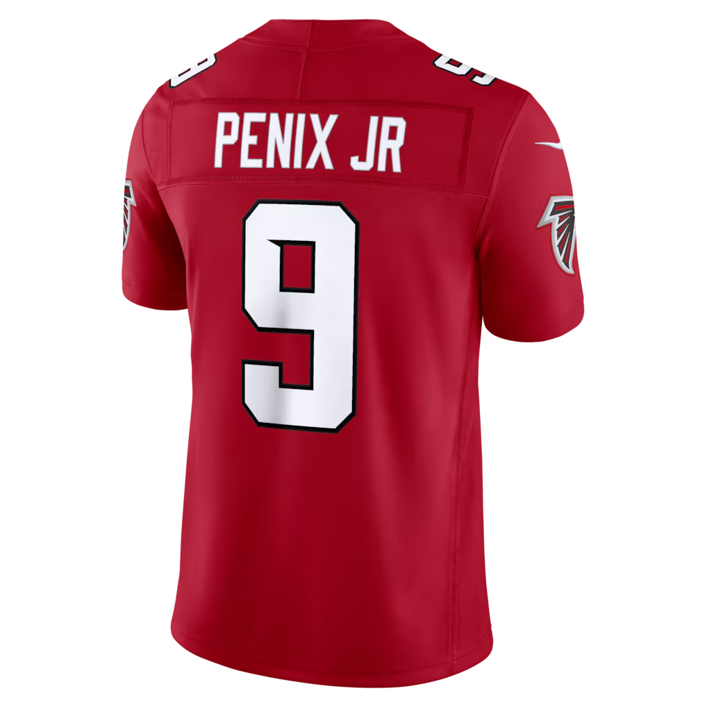 Trusc A.Falcons #9 Michael Penix Jr. Red Team Vapor F.U.S.E. Limited Stitched Jerseys